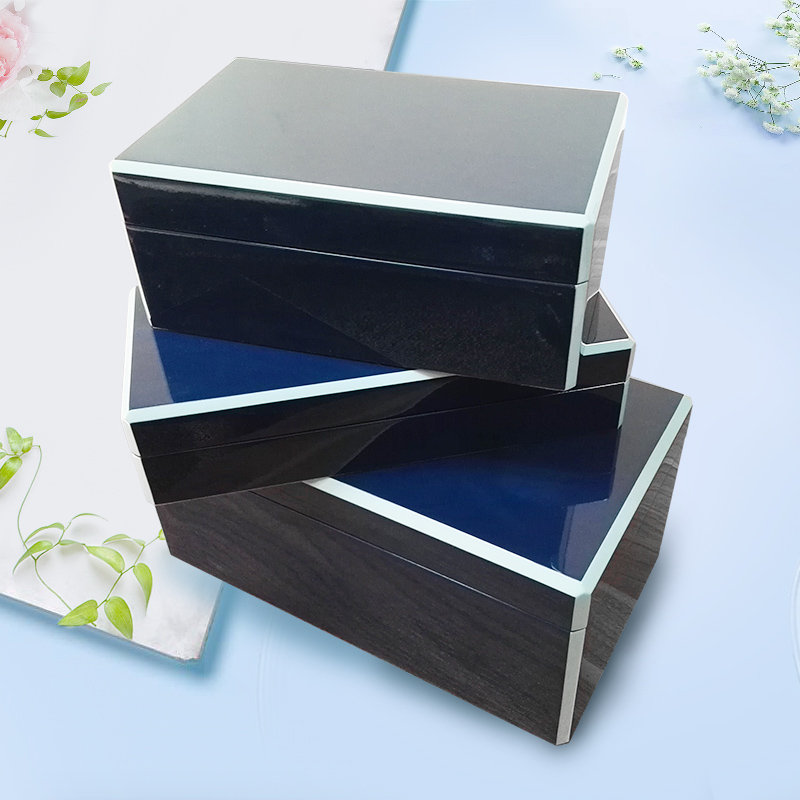 Wooden Jewelry Box with Moveable Tray